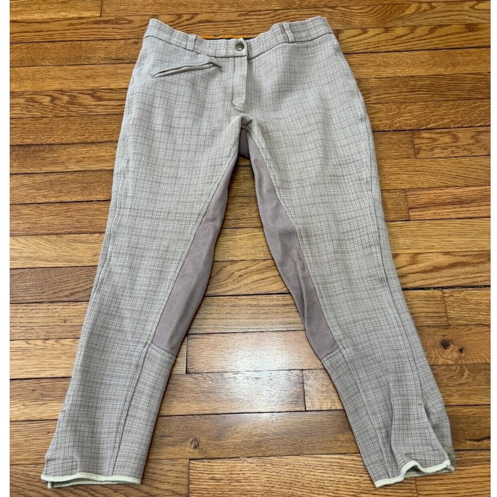 Ovation Riding Pants Women Girls Size 28 Beige Tan Equestrian Jodhpurs 28x22